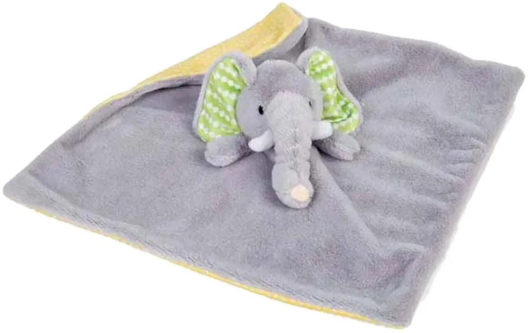 BIGJIGS Olifant Knuffeldoekje 31x31cm
