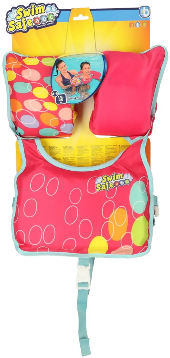 Bestway Zwemvest Junior Roze - 19-30kg