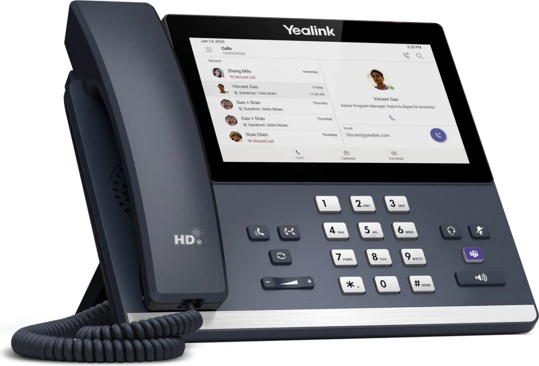 Yealink MP56 Microsoft Teams Edition VoIP Telefoon - 7" Kleurenscherm - Grijs