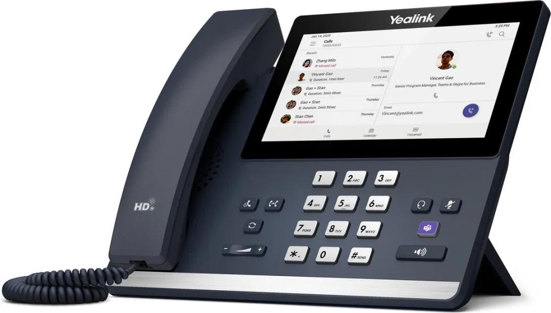 Yealink MP56 Microsoft Teams Edition VoIP Telefoon - 7" Kleurenscherm - Grijs