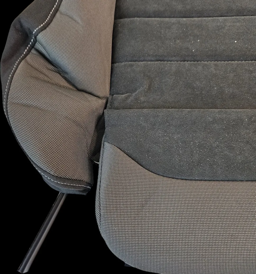 Volkswagen Touran Stof Voorstoel Hoes - Zwart - afbeelding 6 van 6