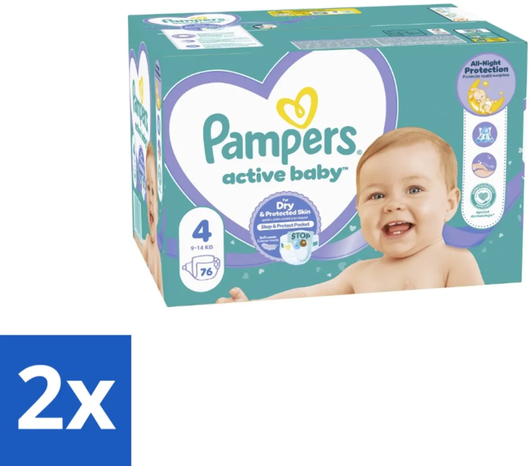 Pampers Baby Dry Maat 4 Luiers
