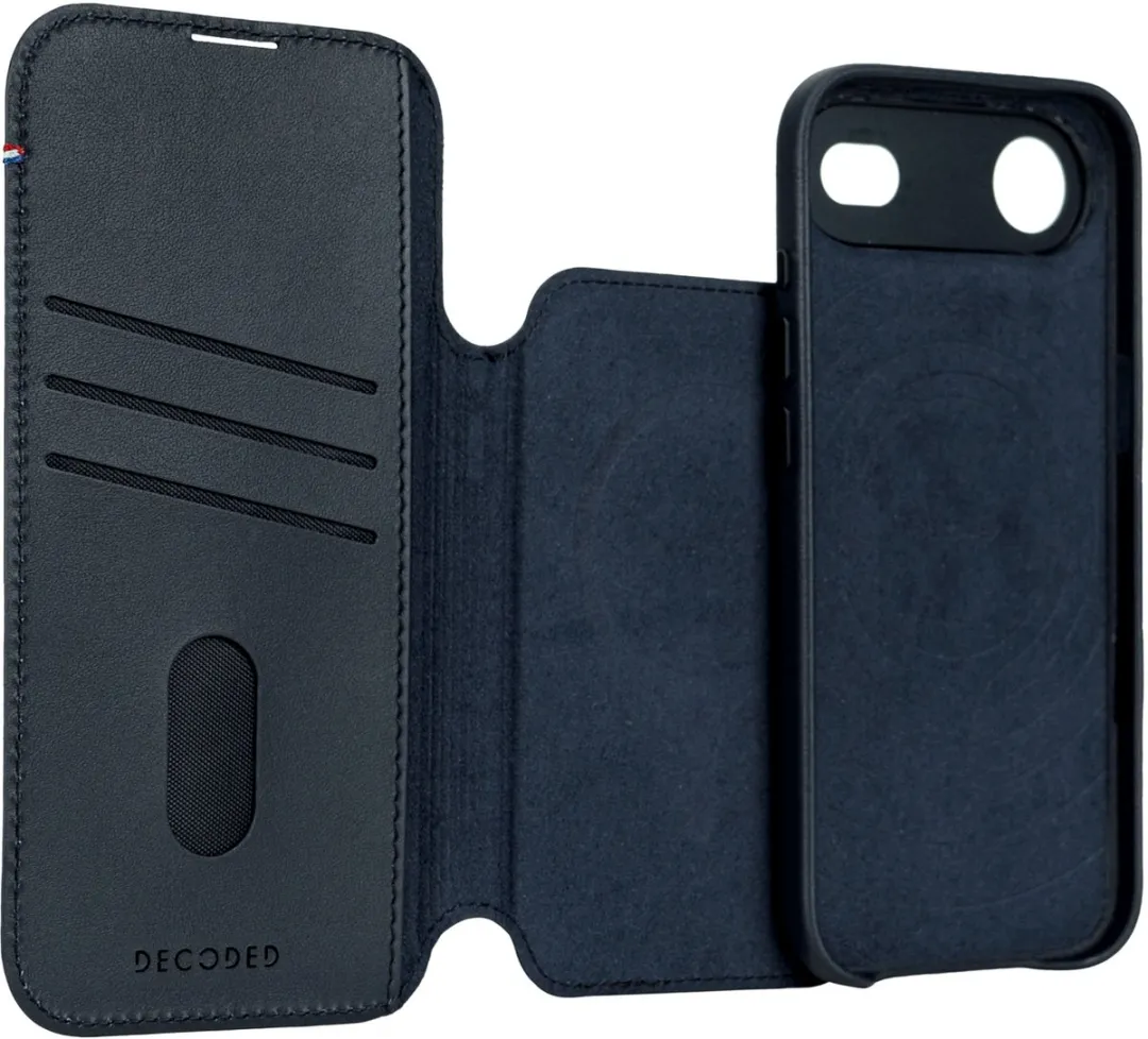 Decoded 2-in-1 Wallet Hoesje iPhone 17 Air - Navy Blauw