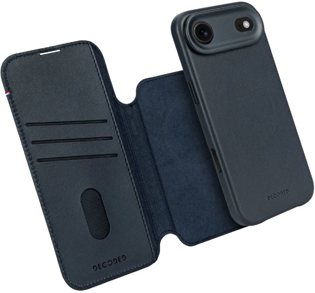 Decoded 2-in-1 Wallet Hoesje iPhone 17 Air - Navy Blauw