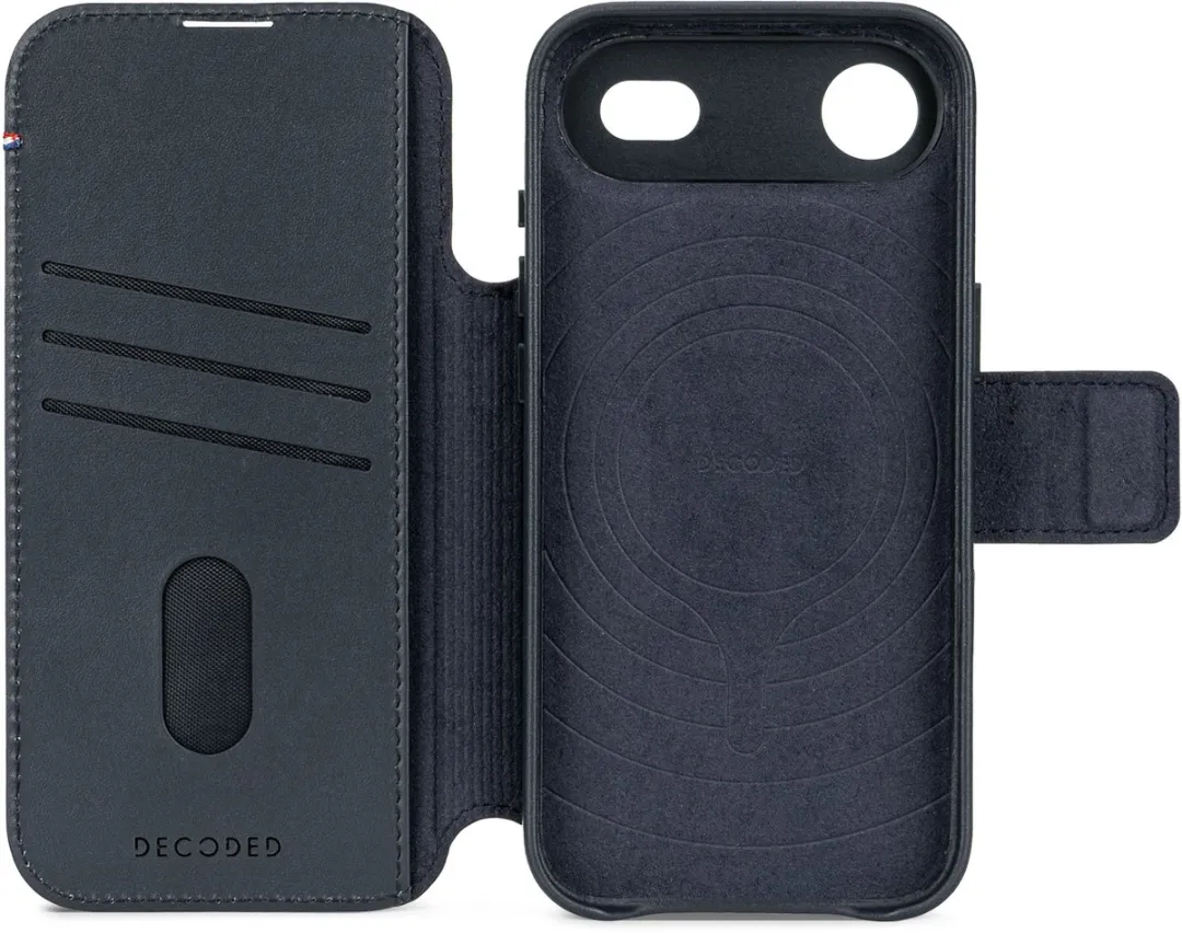 Decoded 2-in-1 Wallet Hoesje iPhone 17 Air - Navy Blauw