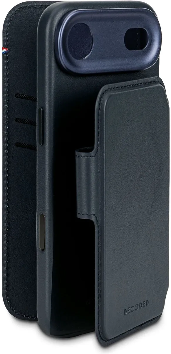 Decoded 2-in-1 Wallet Hoesje iPhone 17 Air - Navy Blauw