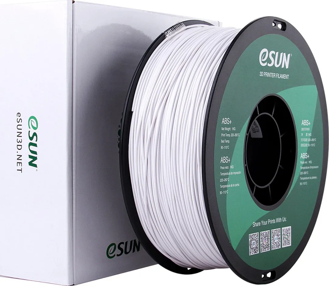 ESUN ABS+ Cold White 1.75mm 3D Printer Filament 1kg