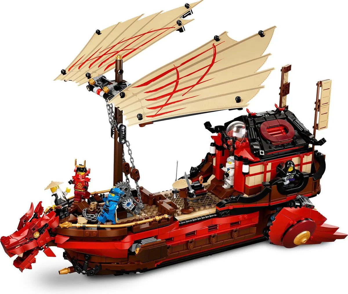 LEGO Ninjago Legacy Destiny's Bounty 71705 - 7 Minifiguren