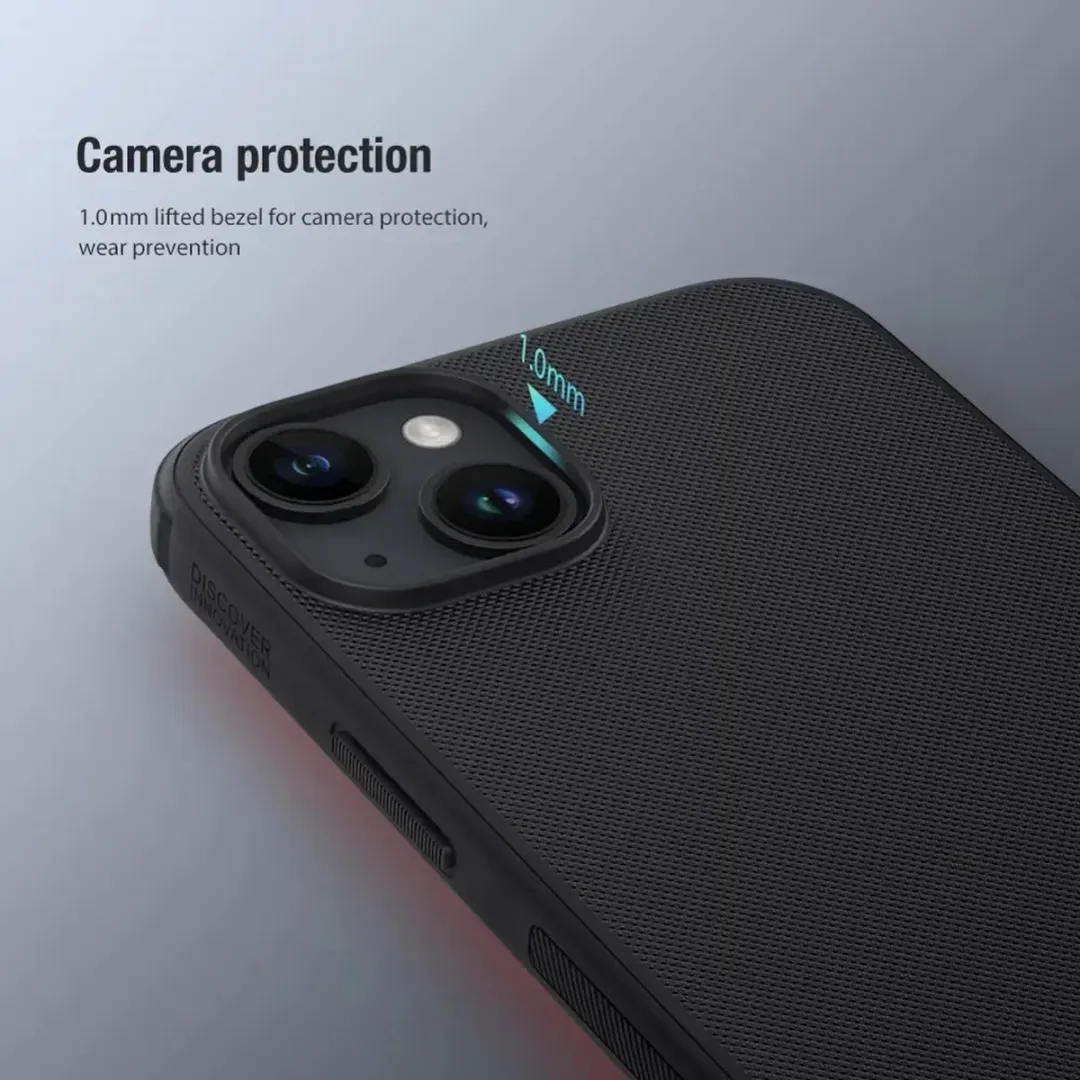 Nillkin Super Frosted Shield iPhone 15 Plus - Zwart - afbeelding 6 van 6