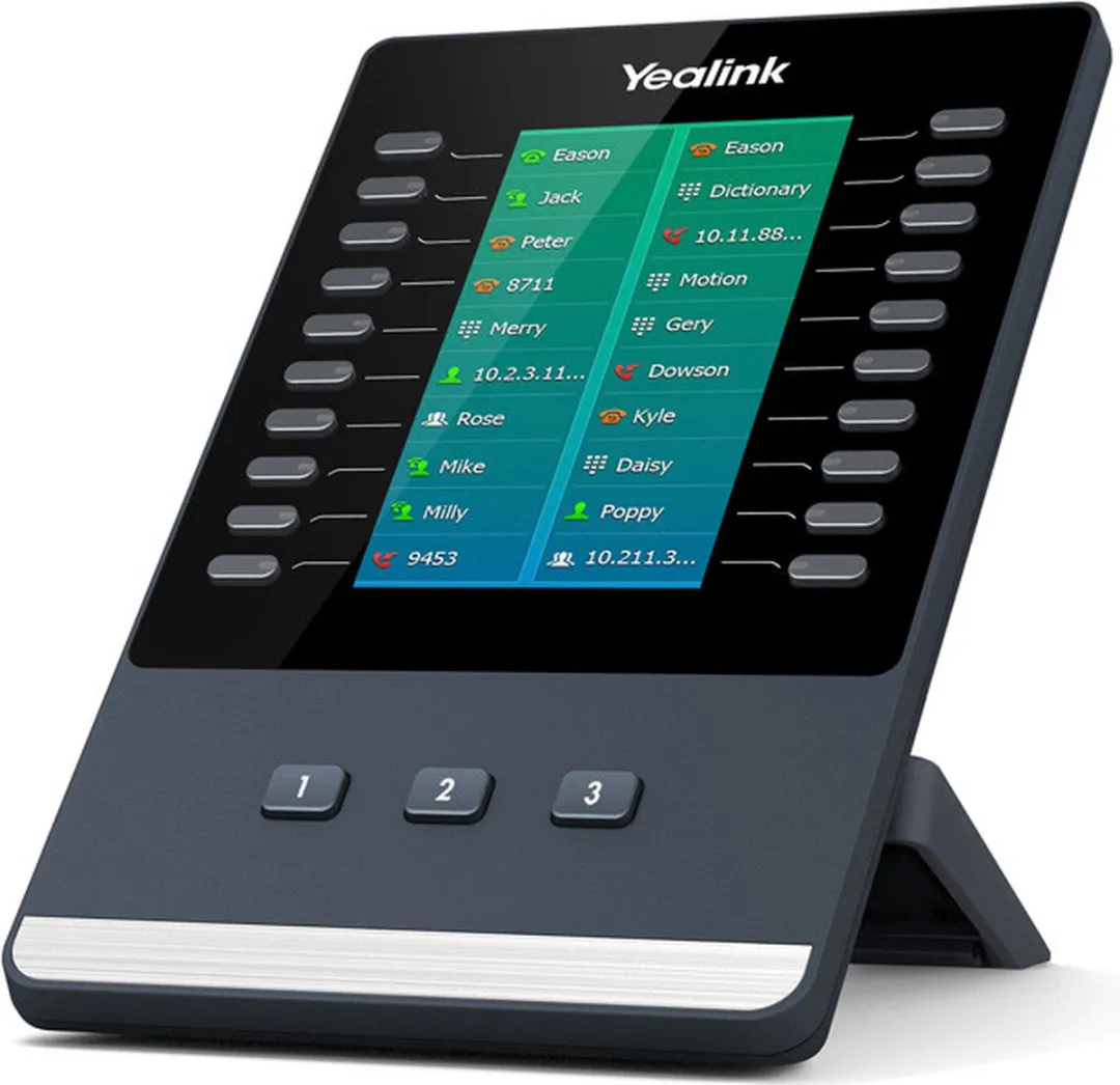 Yealink EXP50 IP Add-on Module 23 Knoppen - Zwart/Grijs