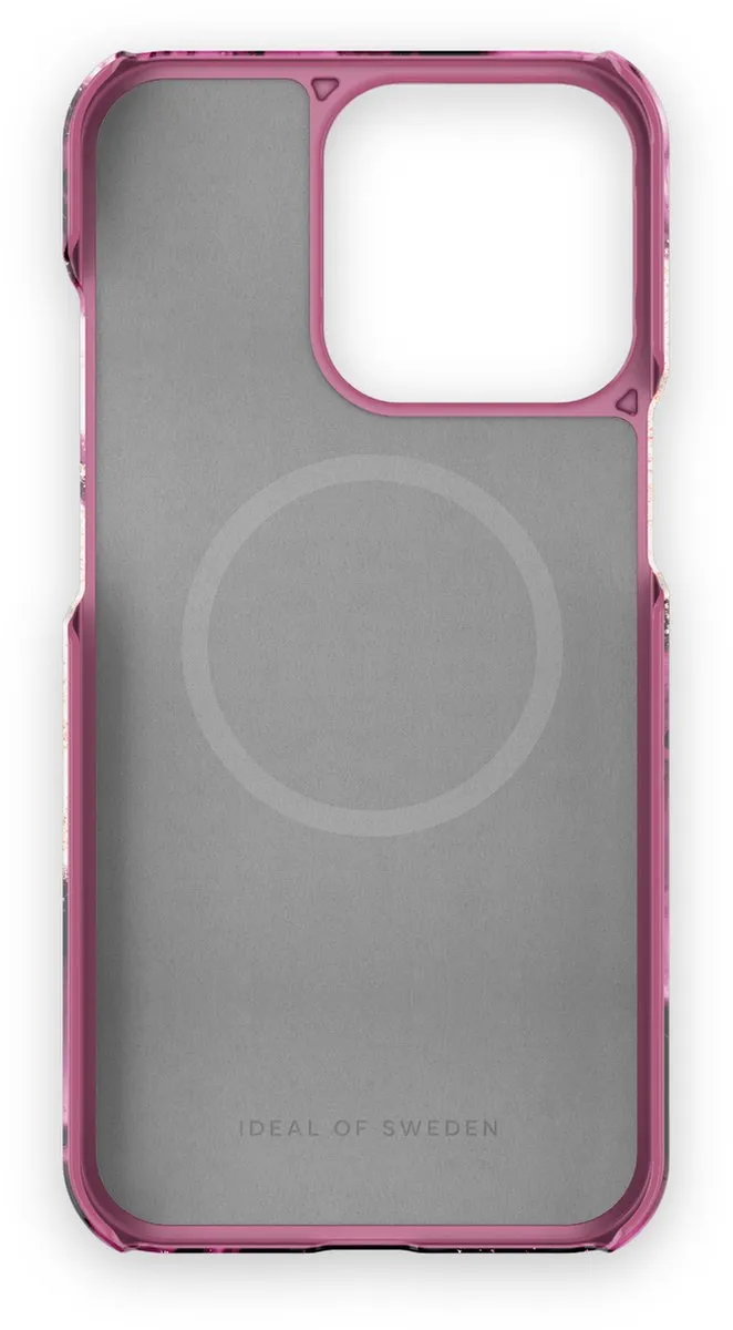 iDeal of Sweden iPhone 13 Pro Case Golden Ruby Marble - MagSafe