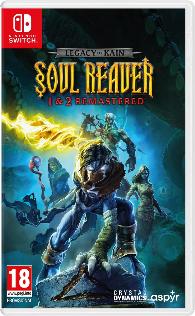 Mindscape Legacy of Kain Soul Reaver 1 & 2 Remastered Nintendo Switch