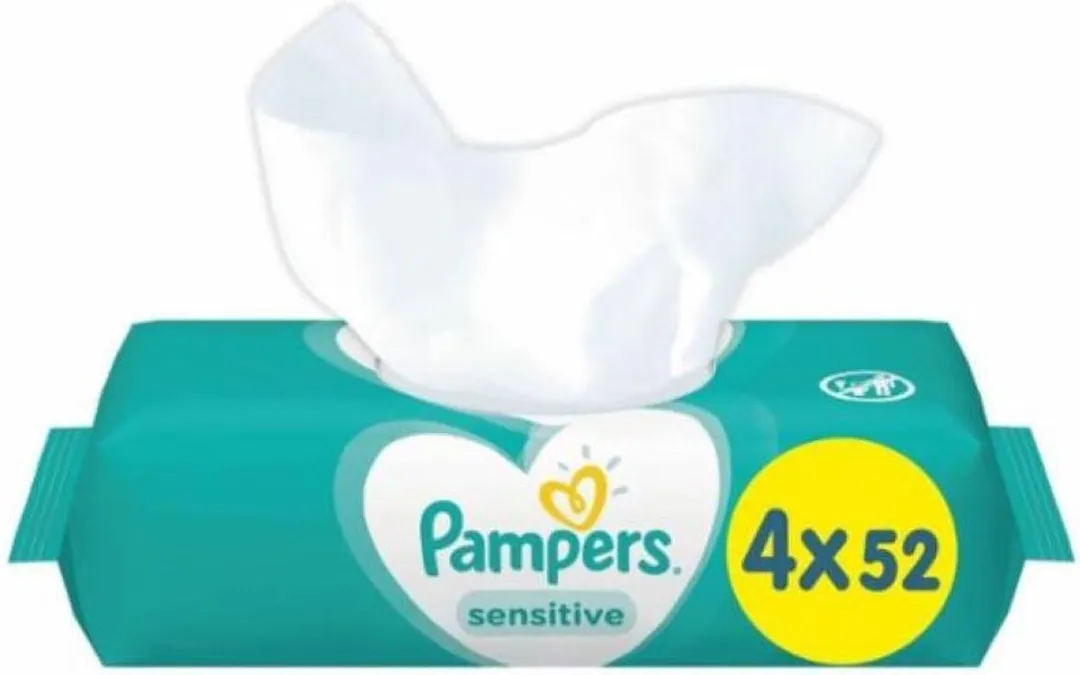 Pampers Sensitive Billendoekjes 208 Stuks