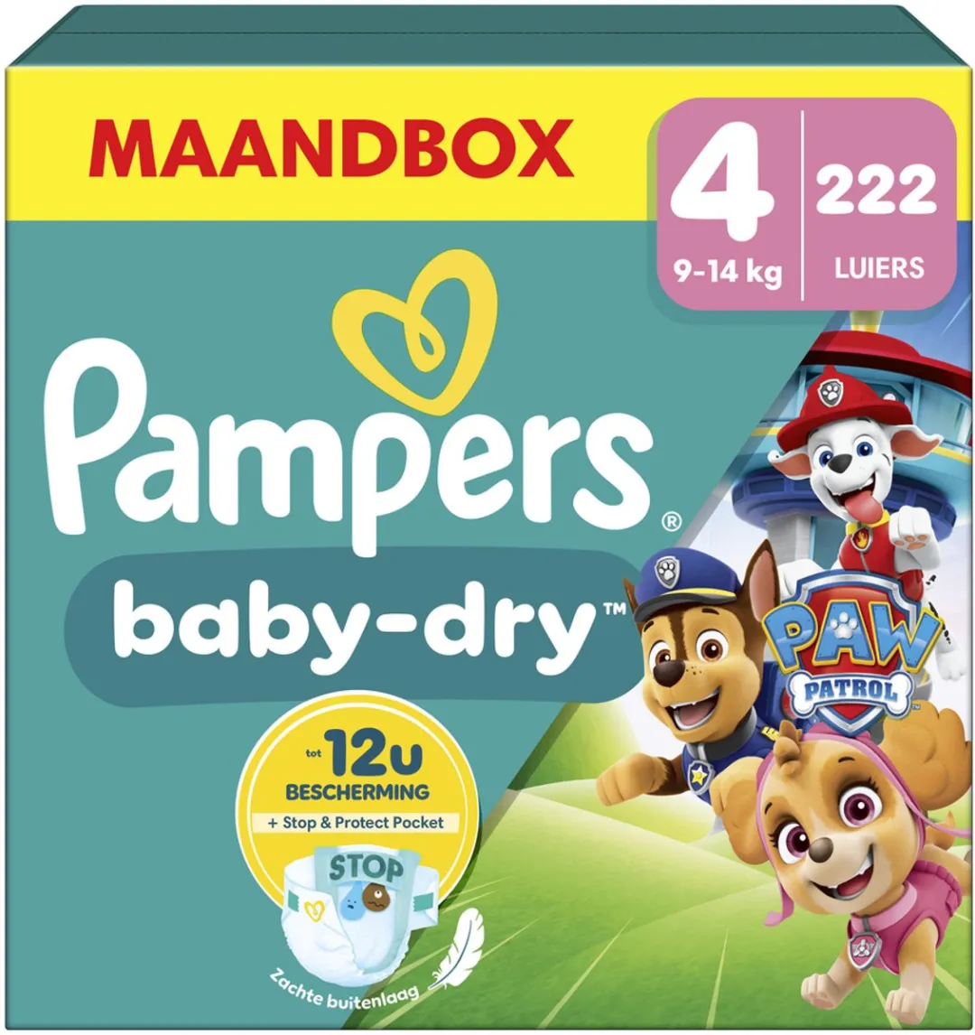 Pampers Baby-Dry Maat 4 Paw Patrol