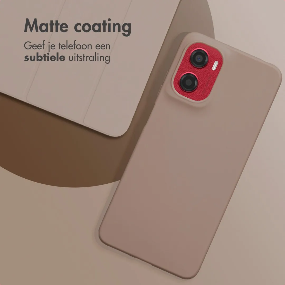 Imoshion Hoesje Motorola Moto E15/G05 - Bruin