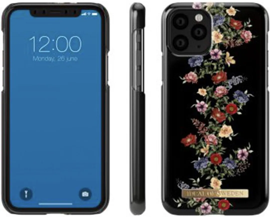 iDeal of Sweden iPhone 11 Pro Backcover - Dark Floral - afbeelding 6 van 6
