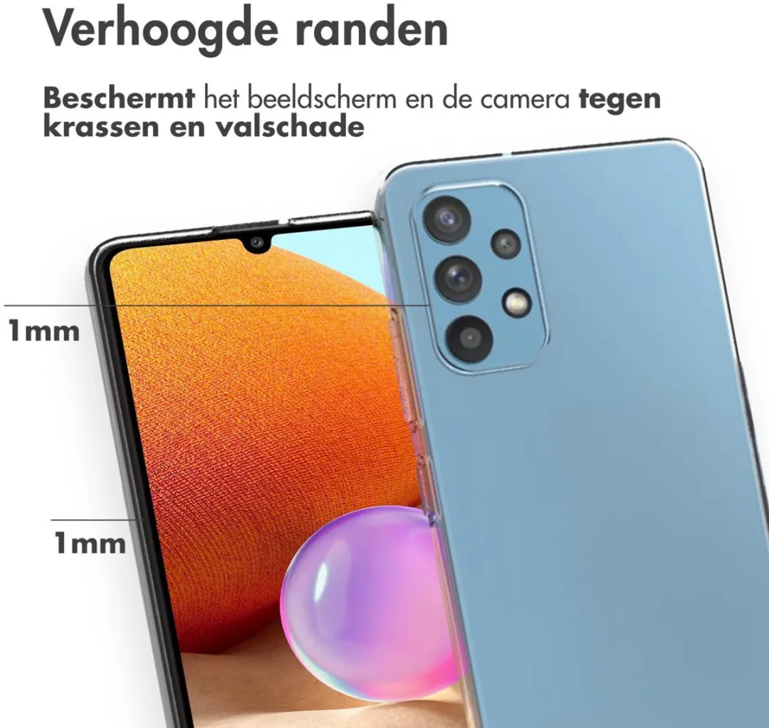 Accezz Hoesje Samsung Galaxy A32 4G - Transparant
