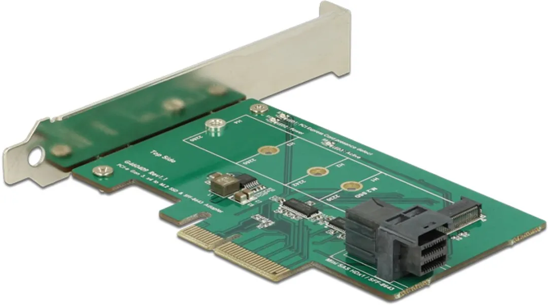 Delock PCIe x4 Kaart M.2 NVMe + SFF-8643