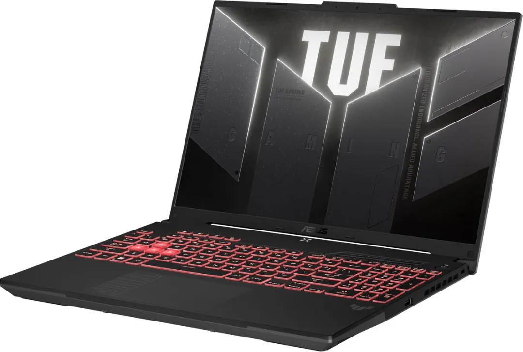 ASUS TUF Gaming A16 FA607NUQ‑RL009W Gaming Laptop - 16" Full HD+ - Ryzen 7 - 16GB/512GB - RTX 4050 - Grijs