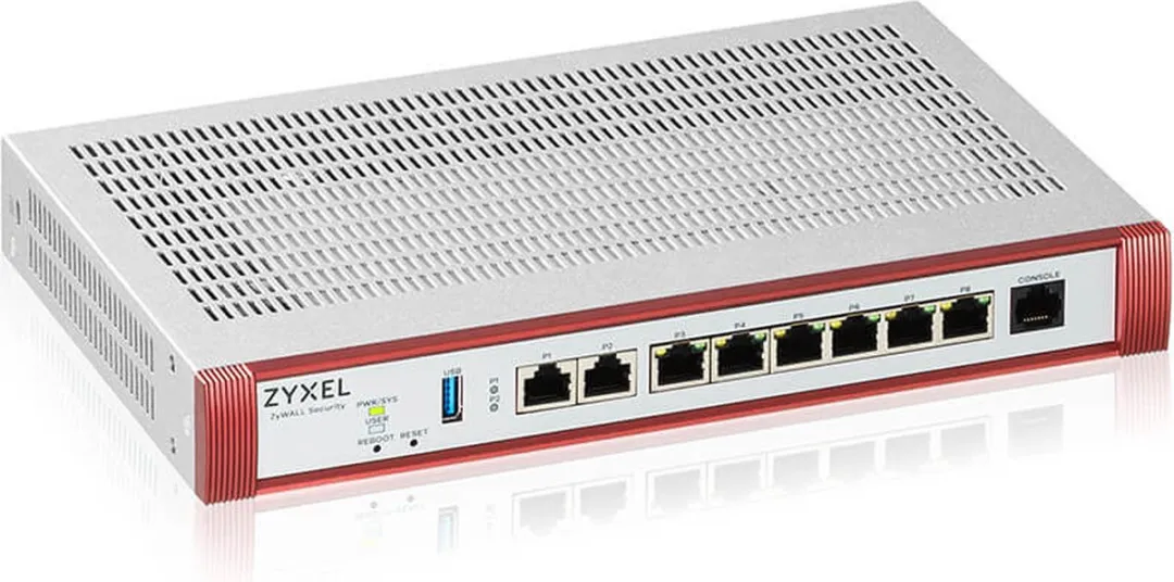 Zyxel USG FLEX 200HP Firewall 5 Gbit/s - Rood