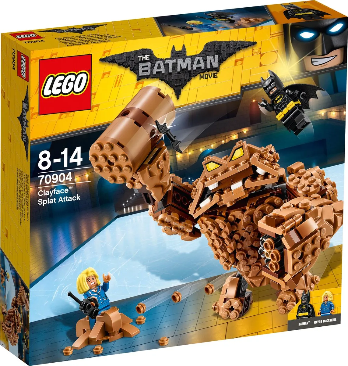 LEGO Batman Movie Clayface Verplettervuisten 70904