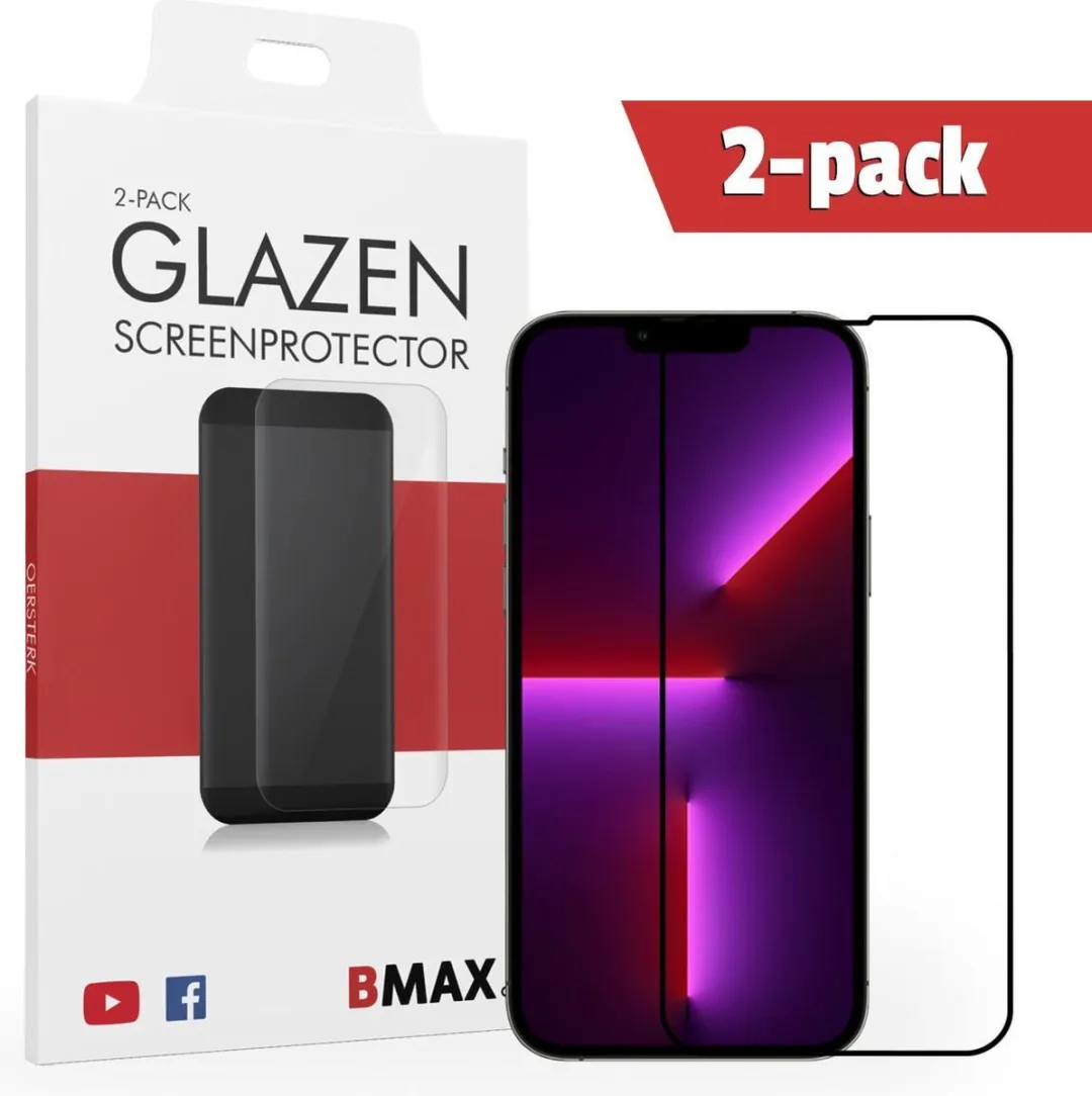 BMAX iPhone 13 Pro Max Screenprotector 2 Stuks