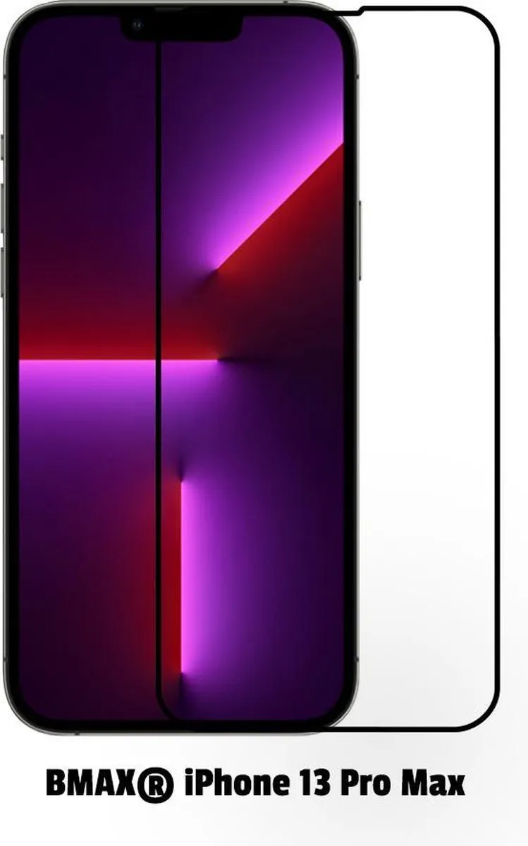 BMAX iPhone 13 Pro Max Screenprotector 2 Stuks - Zwart