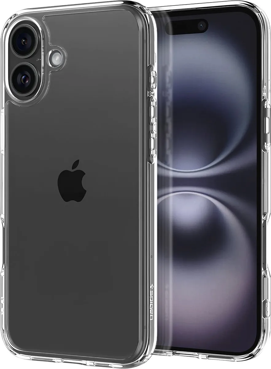 Spigen Ultra Hybrid Hoesje ACS08069 iPhone 16 Plus - Transparant