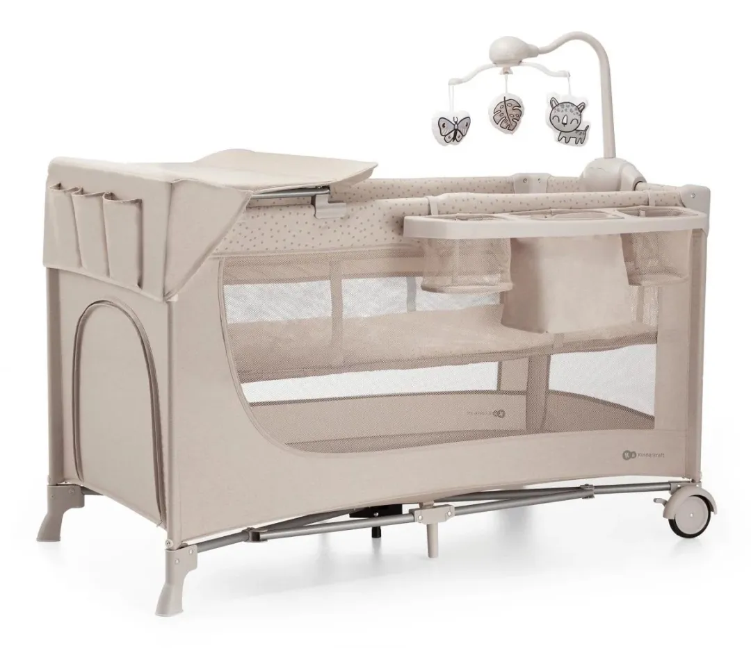 KinderKraft JOY 2 ACC Reisbed 3-in-1 - Beige