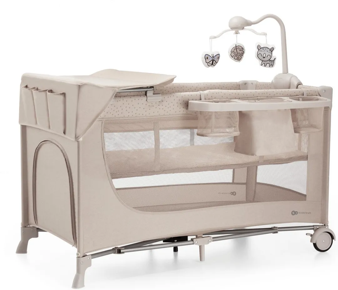 KinderKraft JOY 2 ACC Reisbed 3-in-1 - Beige