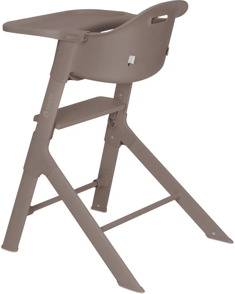 Lionelo Beny – Hoge Kinderstoel 6–36 Maanden – 3-puntsgordel – Verstelbaar Dienblad & Voetsteun – Wasbare Inleg – Compact & Lichtgewicht