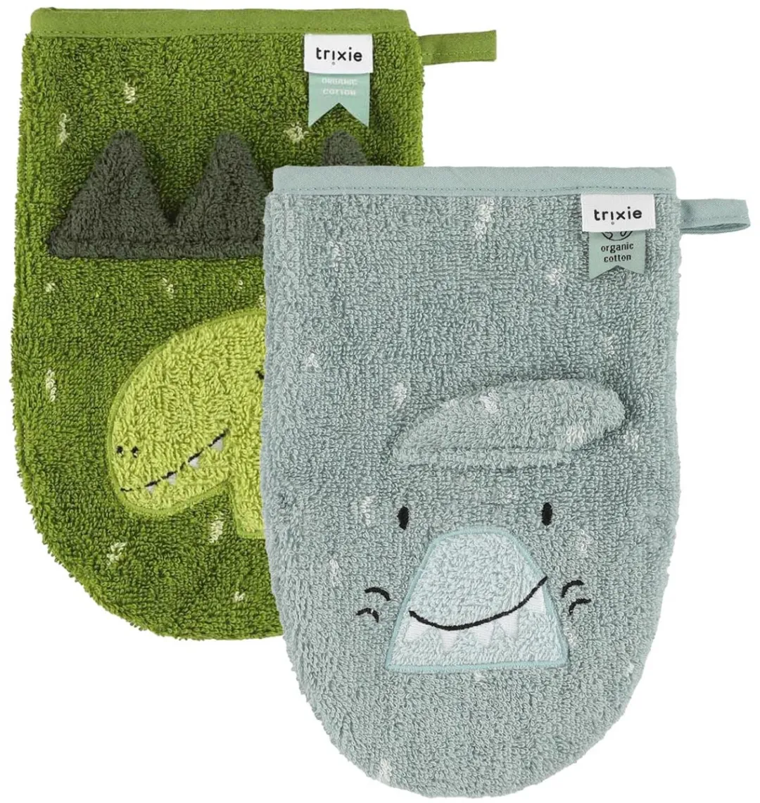 Trixie Washandjes Mr. Shark & Mr. Dino