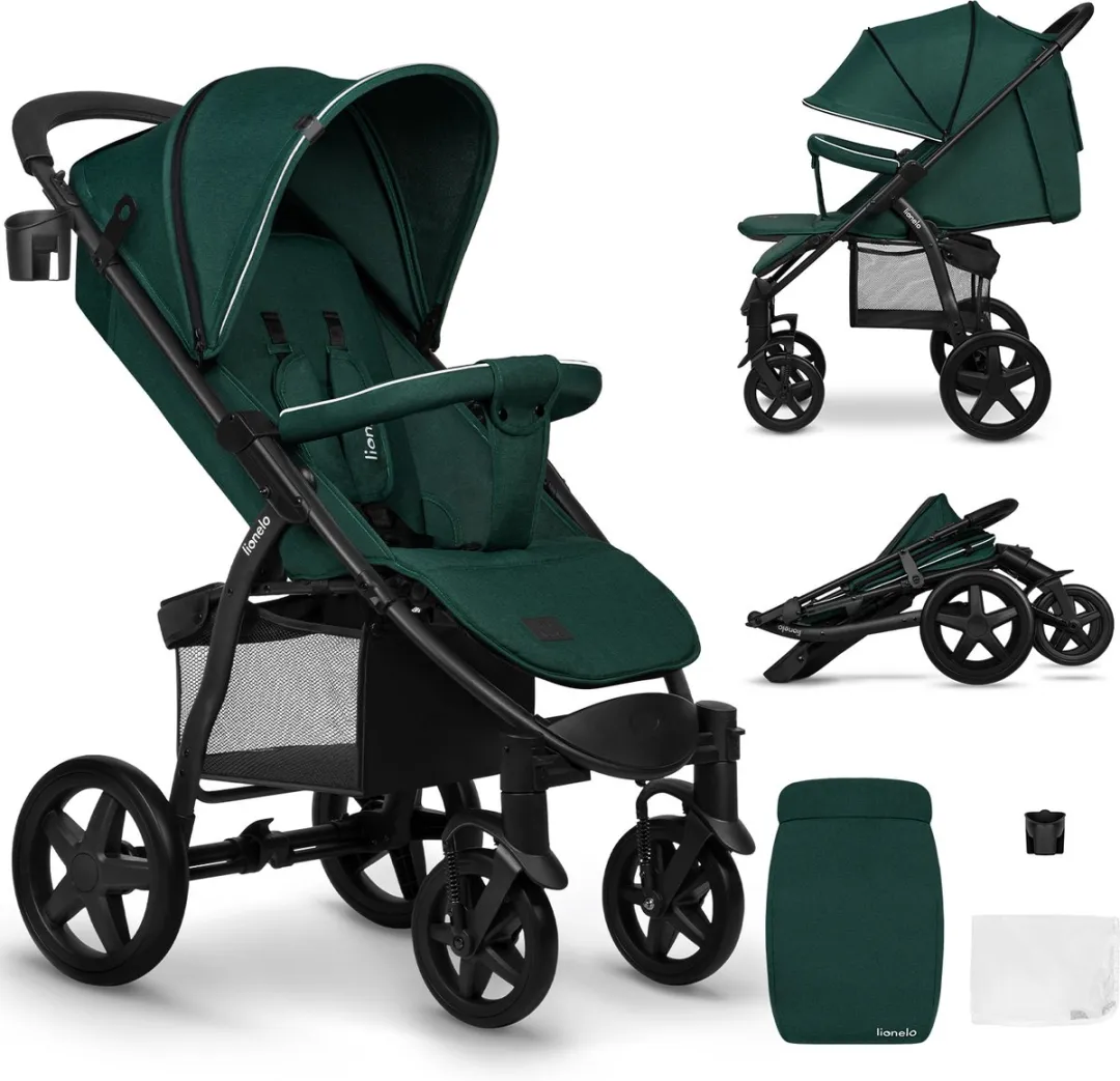 Lionelo Buggy Annet Plus Kinderwagen - Zwart