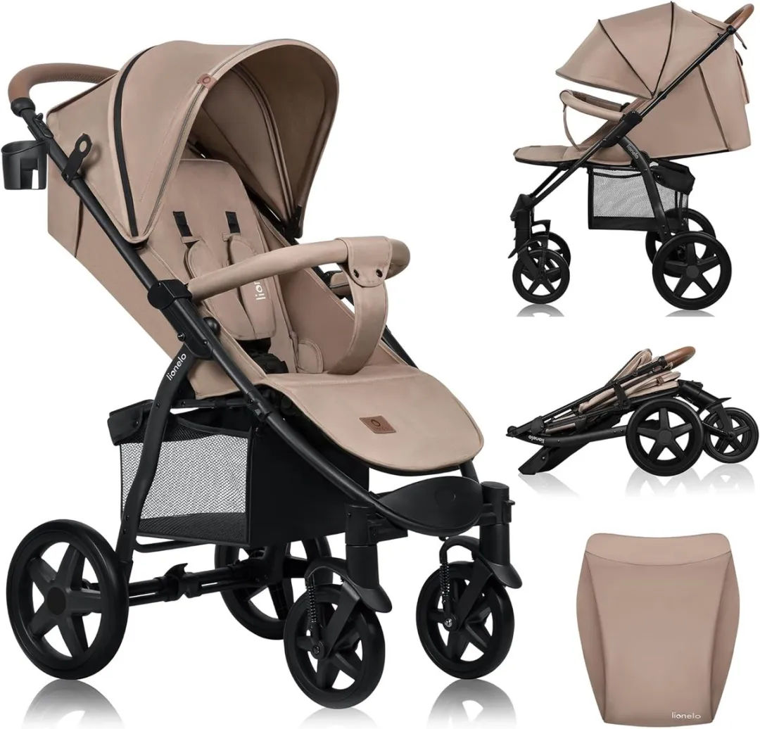 Lionelo Buggy Annet Plus Kinderwagen - Zwart