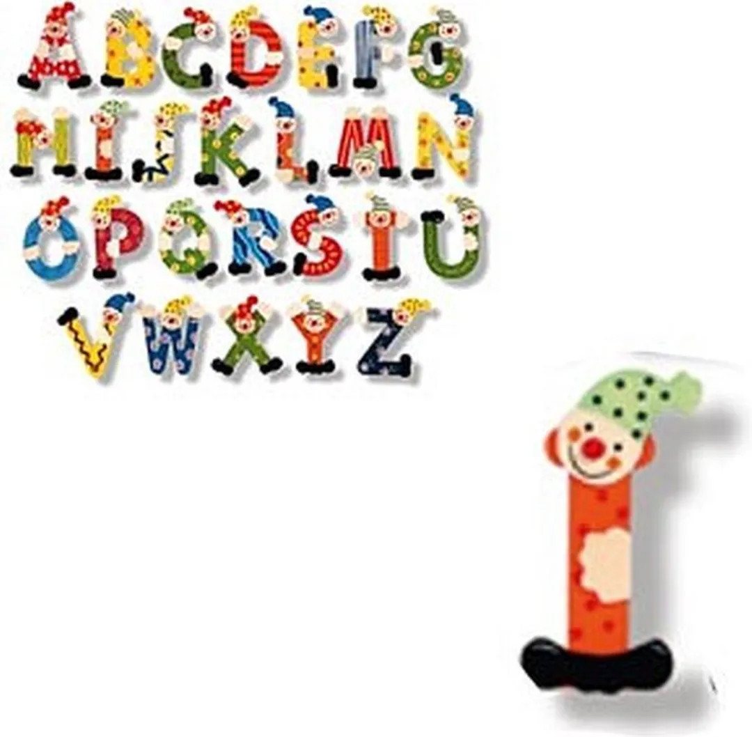 Simply For Kids Houten Naamletter Clown I