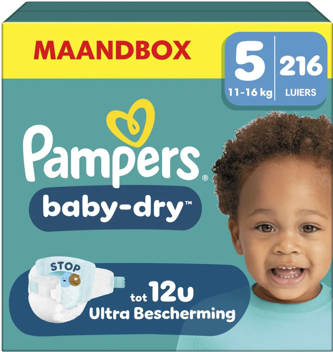 Pampers Baby-Dry Maat 5 Luiers