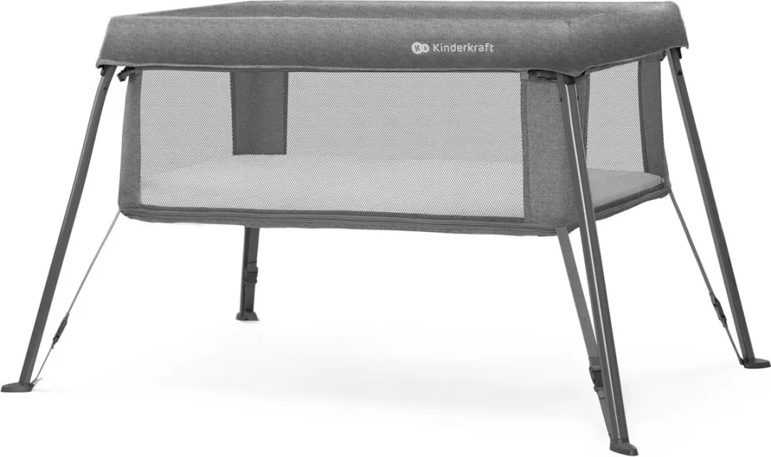 KinderKraft CAMI 3-in-1 Reisbedje Wieg - Grijs