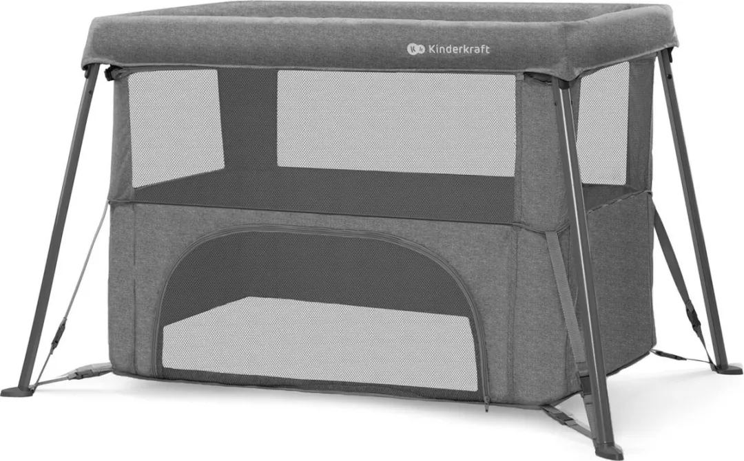 KinderKraft CAMI 3-in-1 Reisbedje Wieg - Grijs