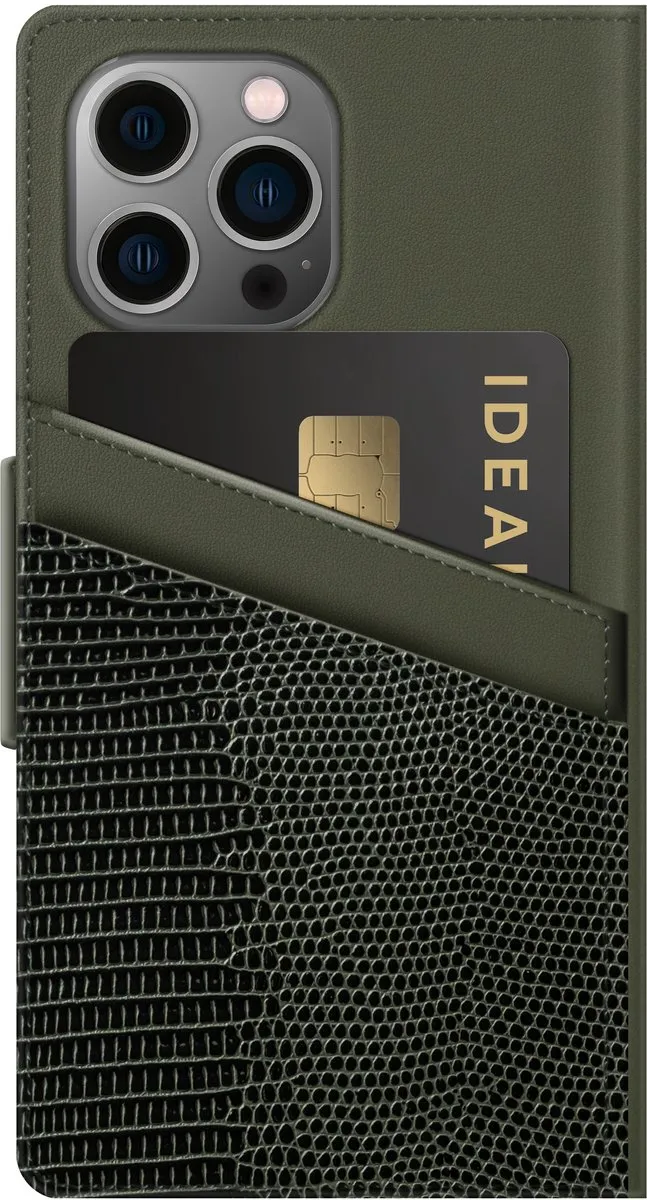 iDeal of Sweden Unity Wallet IDUWAW20-I2167-235 - iPhone 13 Pro Max - 3 Pasjes - Metal Woods - afbeelding 6 van 6