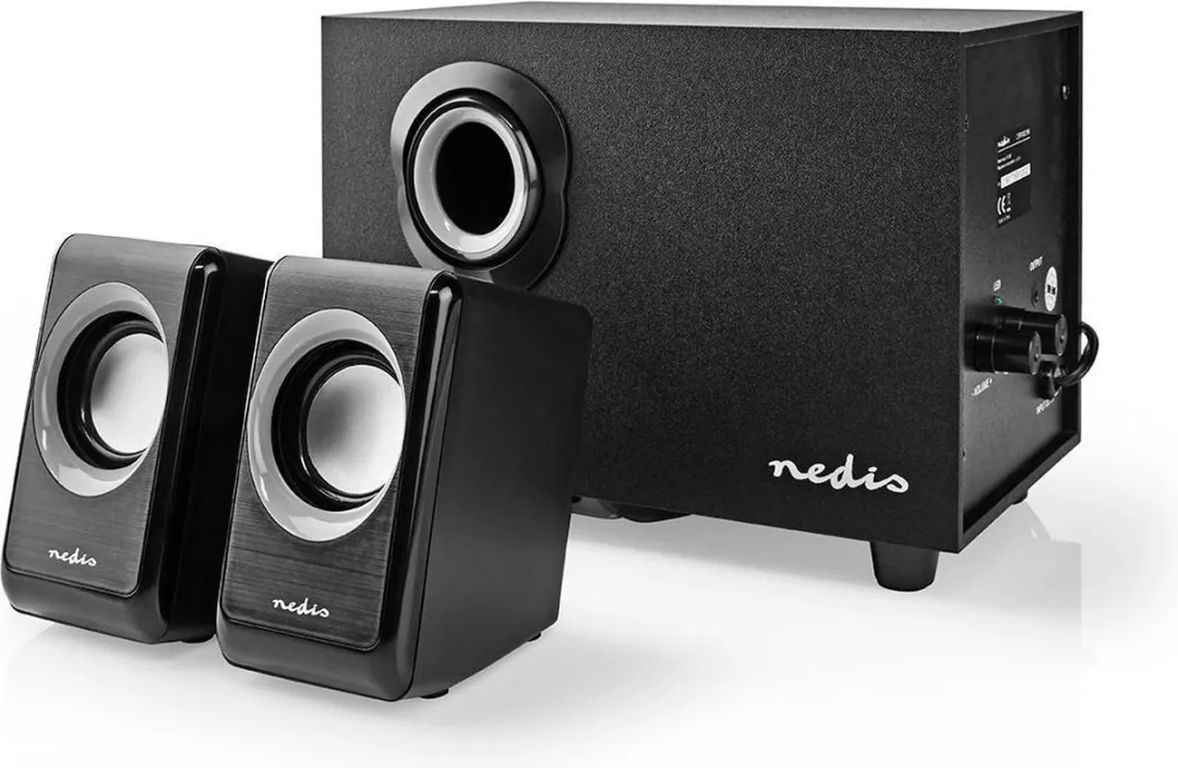 Nedis CSPR10021BK PC-Speaker 2.1 - 33W - Zwart
