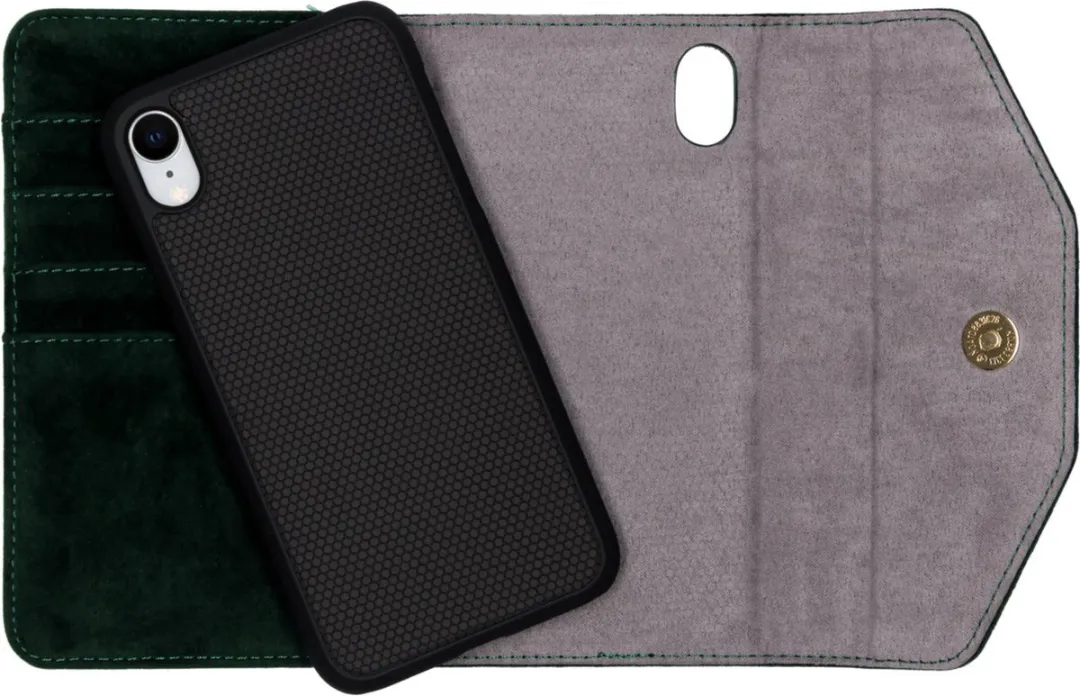 iDeal of Sweden Mayfair Clutch iPhone XR - 3 Pasjes - Groen - afbeelding 5 van 6