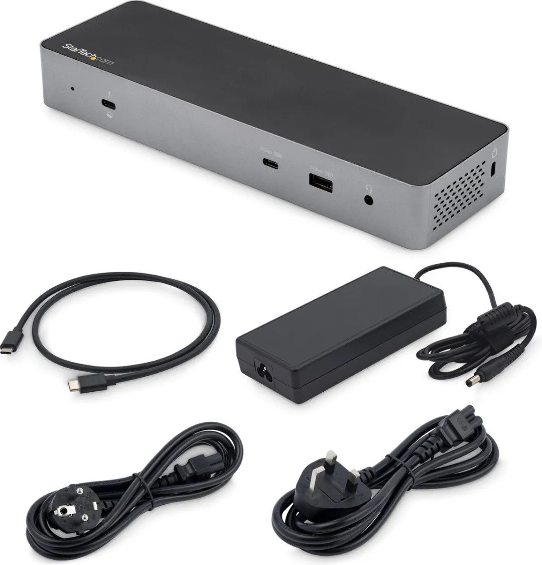 Startech TB3CDK2DHUE Thunderbolt 3 USB-Hub - 3 Poorten - Zwart