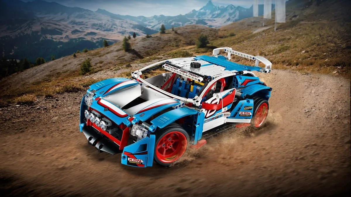 LEGO Technic Rallyauto 42077 - 1005 Stukken - Zwart