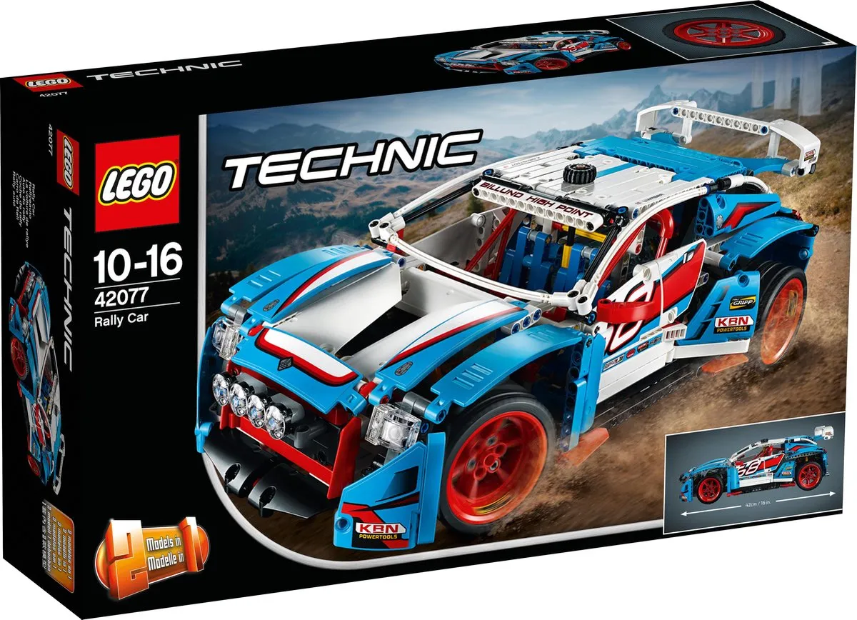 LEGO Technic Rallyauto 42077 - 1005 Stukken - Zwart