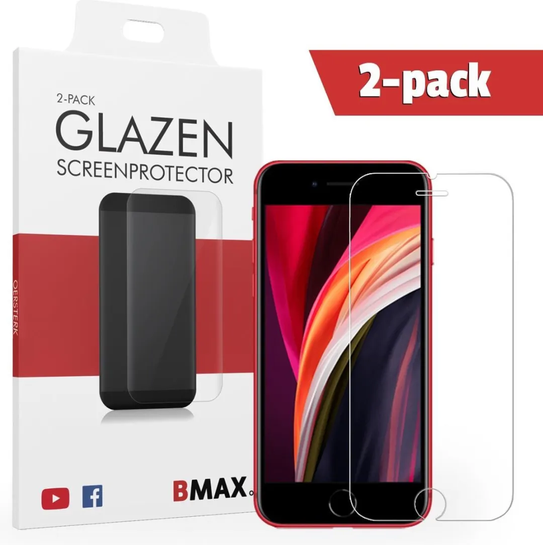 BMAX Glazen Screenprotector iPhone SE 2020