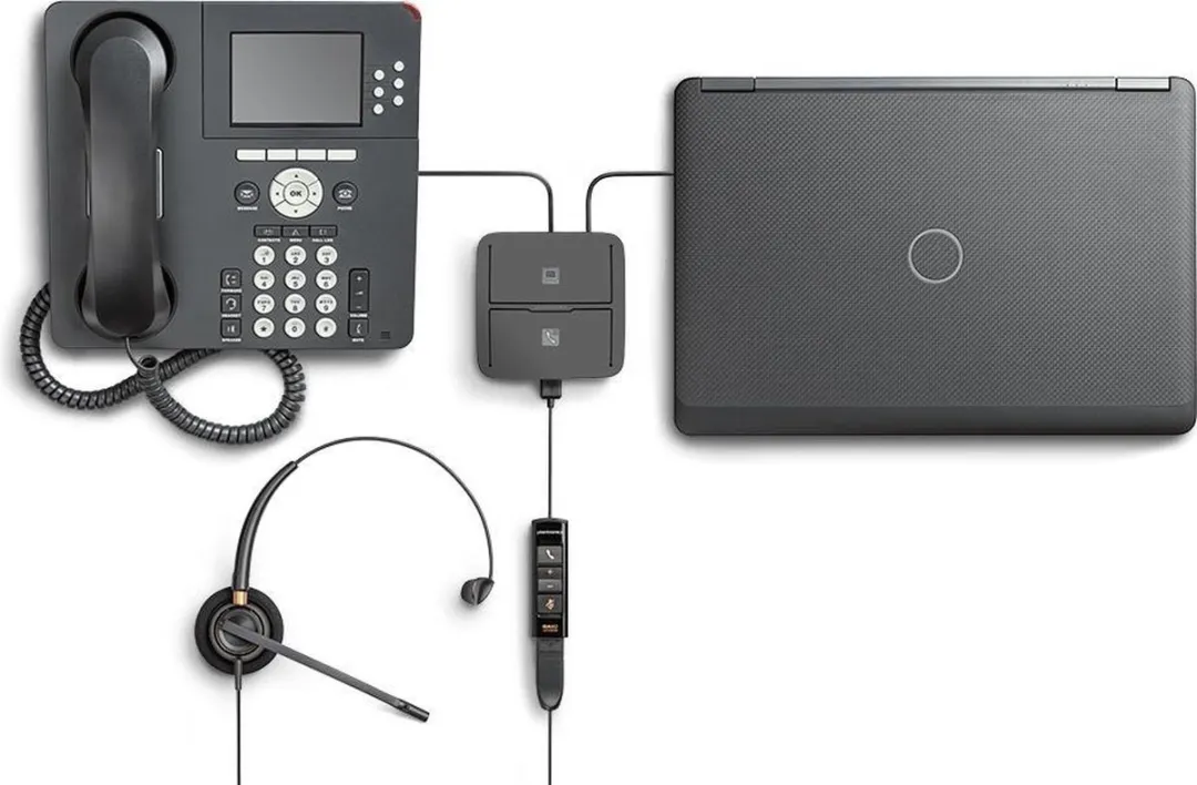 Poly MDA490 QD USB-bedieningsunit - Zwart