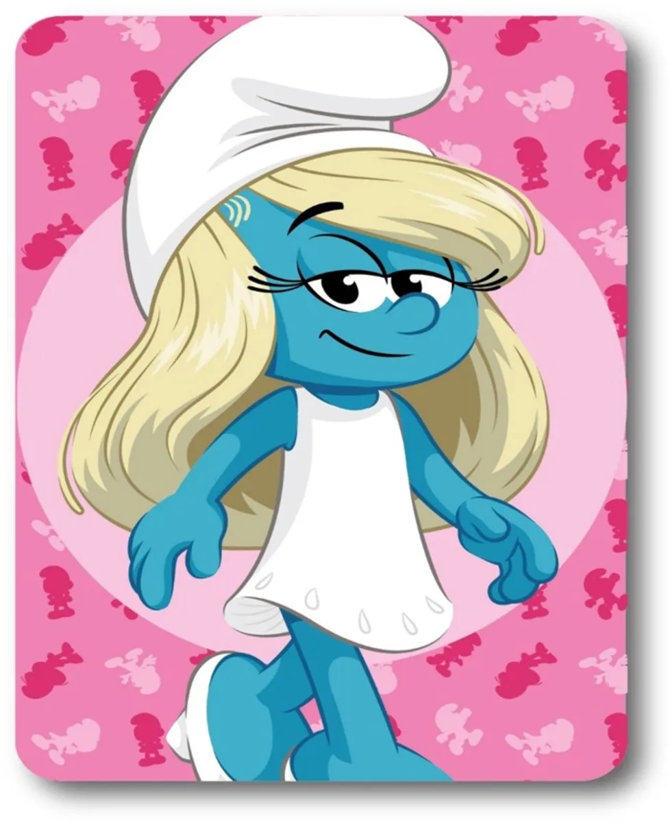 De Smurfen Fleecedeken Multi Colour 100x140
