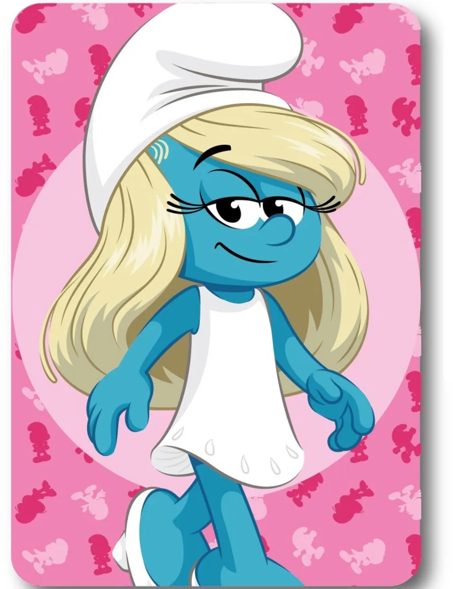 De Smurfen Fleecedeken Multi Colour 100x140