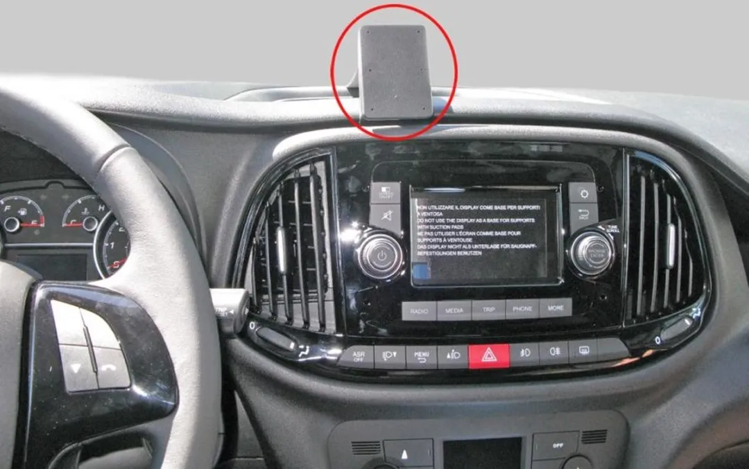 Brodit ProClip Houder Fiat Doblò 2016 - 855129 - Zwart