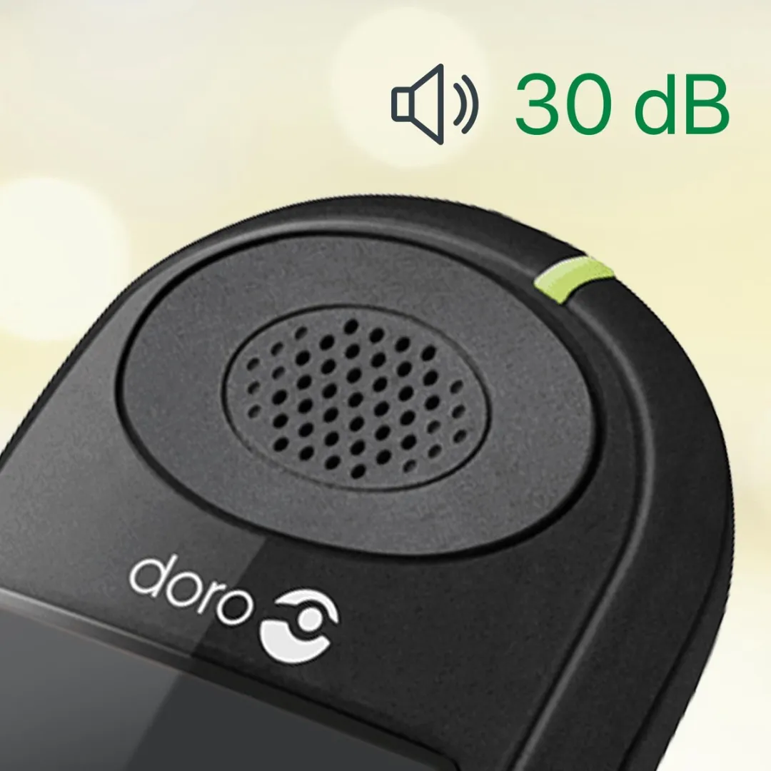 Doro PhoneEasy 100W Seniorentelefoon - Zwart - afbeelding 6 van 6